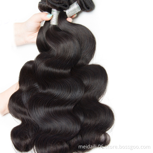 top quality remy Burmese virgin hair body wave cuticle aligned hair bundles curly hair weave extensions
